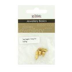 AussieSuperStore Jewellery Making Supplies Gold JF Clasp Magnetic Oblong 15mm (in 2 colors) JF Clasp Magnetic Oblong 15mm | Jewellery Making Findings 9323823092054 JF362