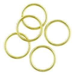 AussieSuperStore Jewellery Making Supplies Gold JF Plastic Ring Round 20mm (in 3 colors) JF Plastic Ring Round 20mm | Jewellery Making Accessories 9323823100223 JF561