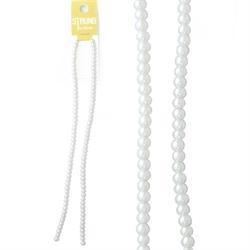 AussieSuperStore Jewellery Making Supplies Ivory Strung Beads Glass Pearls 4mm (in 7 colors) Strung Beads Glass Pearls 4mm | Jewellery Making Beads Accessories 9323823181048 BBS2014048