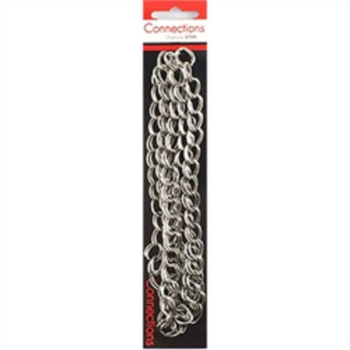 AussieSuperStore Jewellery Making Supplies JF Chain Oval Twisted Dark Silver 14x11mm JF Chain Oval Twisted Dark Silver 14x11mm | Jewellery Making Stringing Accessories 9323823209568 JFST2001