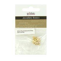 AussieSuperStore Jewellery Making Supplies JF Clasp Magnetic Diamante Round (in 2 colors) JF Clasp Magnetic Diamante Round | Jewellery Making Findings