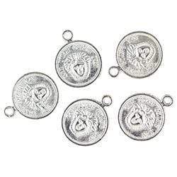 AussieSuperStore Jewellery Making Supplies JF Coin Charms 17mm JF Coin Charms 17mm | Jewellery Making Accessories 9323823135256 JF929