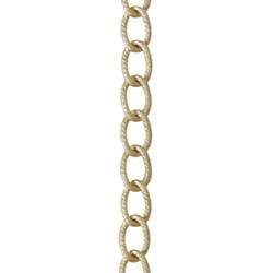 AussieSuperStore Jewellery Making Supplies JF Connections Large Oval Twist with Stripe Chain (in 2 colors) JF Chain Large Oval Twist with Stripe | Jewellery Making Accessories