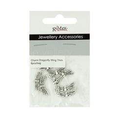 AussieSuperStore Jewellery Making Supplies JF Dragonfly Wings Charms 7mm JF Dragonfly Wings Charms 7mm | Jewellery Making Accessories 9323823125899 CHM422