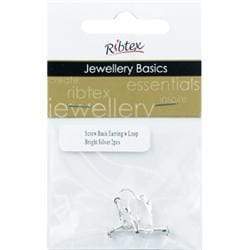 AussieSuperStore Jewellery Making Supplies JF Earring Screw Back with Loop JF Earring Screw Back with Loop | Jewellery Making Accessories 9323823179823 JFB016