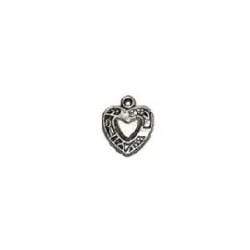 AussieSuperStore Jewellery Making Supplies JF Heart Medium Charms JF Heart Medium Charms | Jewellery Making Accessories 9323823091903 JF456