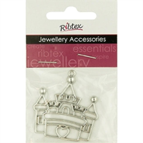 AussieSuperStore Jewellery Making Supplies JF Laser Castle Charm JF Laser Castle Charm | Jewellery Making Findings | Jewellery Making Supplies 9323823205119 CHM1904