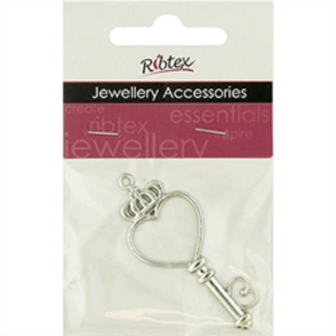 AussieSuperStore Jewellery Making Supplies JF Laser Heart Key Charm JF Laser Heart Key Charm | Jewellery Making Findings | Jewellery Making Supplies 9323823205102 CHM1903