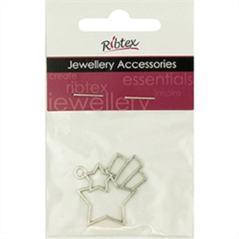 AussieSuperStore Jewellery Making Supplies JF Laser Star Charm JF Laser Star Charm | Jewellery Making Findings | Jewellery Making Supplies 9323823205133 CHM1906