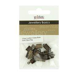 AussieSuperStore Jewellery Making Supplies JF Leather Clamp 12mm (in 3 colors) JF Leather Clamp 12mm | Jewellery Making Accessories