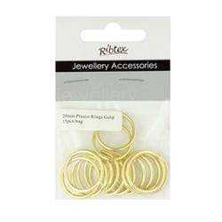 AussieSuperStore Jewellery Making Supplies JF Plastic Ring Round 20mm (in 3 colors) JF Plastic Ring Round 20mm | Jewellery Making Accessories