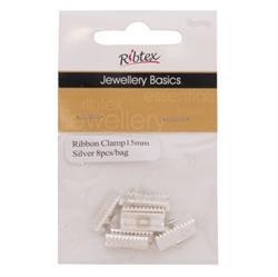 AussieSuperStore Jewellery Making Supplies JF Ribbon Clamp 15mm JF Ribbon Clamp 15mm | Jewellery Making Accessories 9323823159955 JF1009