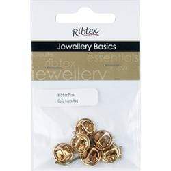 AussieSuperStore Jewellery Making Supplies JF Ribbon Pin Gold JF Ribbon Pin Gold | Jewellery Making Findings Accessories 9323823166328 JF1129