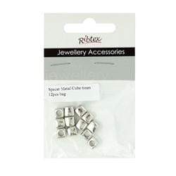AussieSuperStore Jewellery Making Supplies JF Spacer Cube Metal JF Spacer Cube Metal | Jewellery Making Accessories 9323823125936 JF835