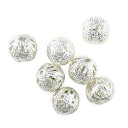 AussieSuperStore Jewellery Making Supplies JF Spacer Filigree Ball 8mm JF Spacer Filigree Ball 8mm | Jewellery Making Accessories 9323823101879 JF654