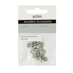 AussieSuperStore Jewellery Making Supplies JF Spacer Rose 7mm (in 2 colors) JF Spacer Rose 7mm | Jewellery Making Accessories