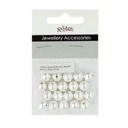 AussieSuperStore Jewellery Making Supplies JF Spacer Round Plastic 10mm JF Spacer Round Plastic 10mm | Jewellery Making Accessories 9323823100667 JF605