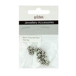 AussieSuperStore Jewellery Making Supplies JF Spacer Turban Ball Bead JF Spacer Turban Ball Bead | Jewellery Making Accessories 9323823066222 CHM211