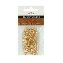 AussieSuperStore Jewellery Making Supplies JF Straight Oval Link Chain 7x4mm Gold JF Oval Link Chain 7x4mm Gold | Jewellery Making Accessories 9323823101756 JF637