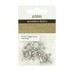 AussieSuperStore Jewellery Making Supplies JF Toggle Circle 15mm Silver JF Toggle Circle 15mm Silver | Jewellery Making Findings 9323823073534 JF205