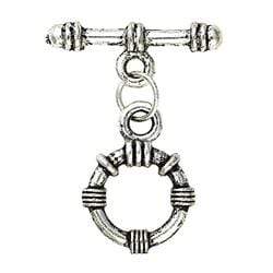 AussieSuperStore Jewellery Making Supplies JF Toggle Circle 15mm Silver JF Toggle Circle 15mm Silver | Jewellery Making Findings 9323823073534 JF205