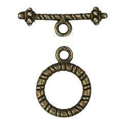 AussieSuperStore Jewellery Making Supplies JF Toggle Fancy Rope 12mm Boho Gold JF Toggle Fancy Rope 12mm Boho Gold | Jewellery Making Findings 9323823084301 JF412