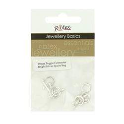 AussieSuperStore Jewellery Making Supplies JF Toggle Plain 10mm (in 2 colors) JF Toggle Plain 10mm | Jewellery Making Findings