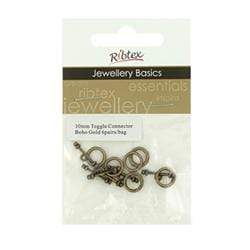 AussieSuperStore Jewellery Making Supplies JF Toggle Plain 10mm (in 2 colors) JF Toggle Plain 10mm | Jewellery Making Findings