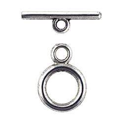 AussieSuperStore Jewellery Making Supplies JF Toggle Plain 13mm (in 2 colors) JF Toggle Plain 13mm | Jewellery Making Findings
