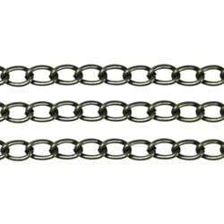 AussieSuperStore Jewellery Making Supplies JF Twisted Oval Link Chain 6x4mm (in 5 colors) JF Twisted Oval Link Chain 6x4mm | Jewellery Making Accessories