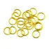 AussieSuperStore Jewellery Making Supplies Jump Rings 7mm Gold Jump Rings 7mm Gold | Jewellery Making Accessories 9331468007272 VJ22A