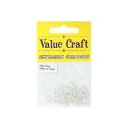 AussieSuperStore Jewellery Making Supplies Jump Rings 7mm Silver Jump Rings 7mm Silver | Jewellery Making Accessories 9331468007289 VJ23A