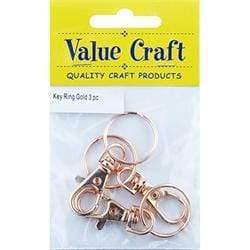AussieSuperStore Jewellery Making Supplies Key Rings with Swivel Clasp (in 2 colors) Key Rings with Swivel Clasp (in 2 colors) | Keychain Making Accessories