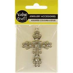 AussieSuperStore Jewellery Making Supplies Large Crucifix 70mm Large Crucifix 70mm | Jewellery Making Supplies 9331468052906 VJY602