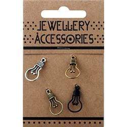AussieSuperStore Jewellery Making Supplies Light Bulb Charms Light Bulb Charms | Jewellery Making Beads | Jewellery Making Supplies 9323823190798 JF1199