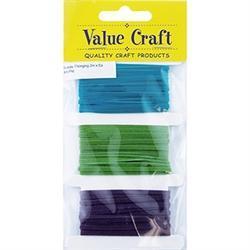 AussieSuperStore Jewellery Making Supplies Lime/Turquoise/Purple Suede Thonging (in 4 colours) Suede Thonging Stringing Material | Jewellery Making Supplies 9331468048558 VCST03