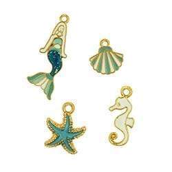 AussieSuperStore Jewellery Making Supplies Mermaid Charm Set Mermaid Charm Set | Jewellery Making Beads | Jewellery Making Supplies 9331468055709 VJY701