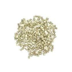 AussieSuperStore Jewellery Making Supplies Metallic Silver Bugle Glass Tube Beads (in 2 colors) Bugle Glass Tube Beads | Jewellery Making Beads| Jewellery Making Supplies 9323823164089 SB050