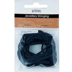 AussieSuperStore Jewellery Making Supplies Navy JF Thonging Suede 2mm (in 6 colors) JF Thonging Suede 2mm | Jewellery Making Stringing Material 9323823172282 ST04NV