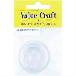 AussieSuperStore Jewellery Making Supplies Non Stretch Nylon Thread Clear Non Stretch Nylon Thread Clear | Jewellery Making Stringing Materials 9331468047957 VJ46A