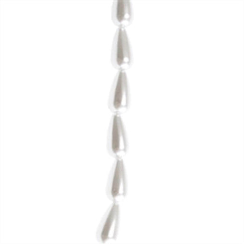 AussieSuperStore Jewellery Making Supplies Pearl Teardrop Strung Beads Pearl Teardrop Strung Beads | Jewellery Making Beads | Jewellery Making Supplies 9323823208714 BBS2024