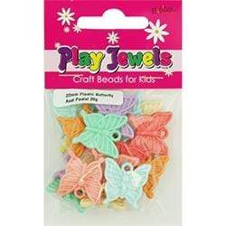 AussieSuperStore Jewellery Making Supplies PJ Single Charms Plastic Butterflies PJ Single Charms Plastic Butterflies | Jewellery Making Beads | Jewellery Making Supplies 9323823202125 PJS18019