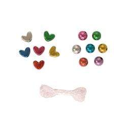 AussieSuperStore Jewellery Making Supplies PJ Twin Pack Bead Round/Heart Beads PJ Twin Pack Bead Round/Heart Beads | Jewellery Making Beads 9323823158323 PJD119