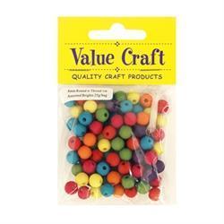 AussieSuperStore Jewellery Making Supplies Plastic Bright Round Beads 8mm Plastic Bright Round Beads 8mm | Jewellery Making Beads 9331468022831 VCBBR