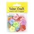 AussieSuperStore Jewellery Making Supplies Plastic Flower Buttons Plastic Flower Buttons | Craft Buttons | Sewing Buttons 9331468035718 VCKB014