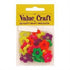 AussieSuperStore Jewellery Making Supplies Plastic Fluoro Flowers Beads Plastic Fluoro Flowers Beads | Jewellery Making Beads 9331468038894 VCB102