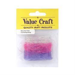 AussieSuperStore Jewellery Making Supplies Plastic Glitter Thread Plastic Glitter Thread | Jewellery Making Supplies 9331468035794 VCPT01