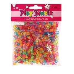 AussieSuperStore Jewellery Making Supplies Plastic Pony Beads 6mm Plastic Pony Beads 6mm | Jewellery Making Beads | Kids Beads 9323823158866 PJV103