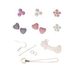 AussieSuperStore Jewellery Making Supplies Play Jewels Bead Box Hearts Play Jewels Bead Box Hearts | Kids Play Jewellery Making Beads Kits 9323823158040 PJC111