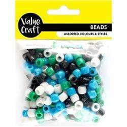 AussieSuperStore Jewellery Making Supplies Pony Beads 6 mm (in 2 varieties) Pony Beads 6 mm (in 2 varieties) | Jewellery Making Beads | Kids Beads